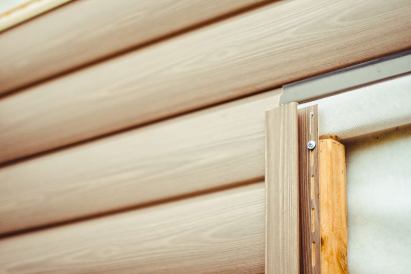 Close-up of Vinyl Siding Panels