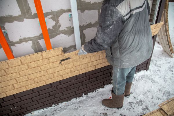 Veneer Siding Installation in Brick