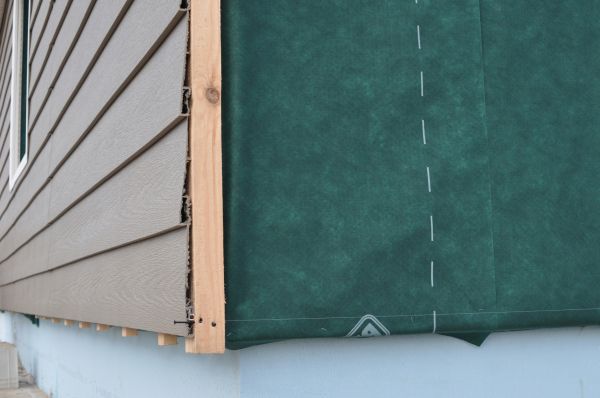 Thermal Siding Installation in Brick