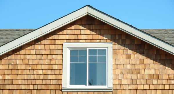 Cedar Shake Siding Repair in Brick