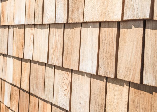 Cedar Shingle Siding Repair in Brick